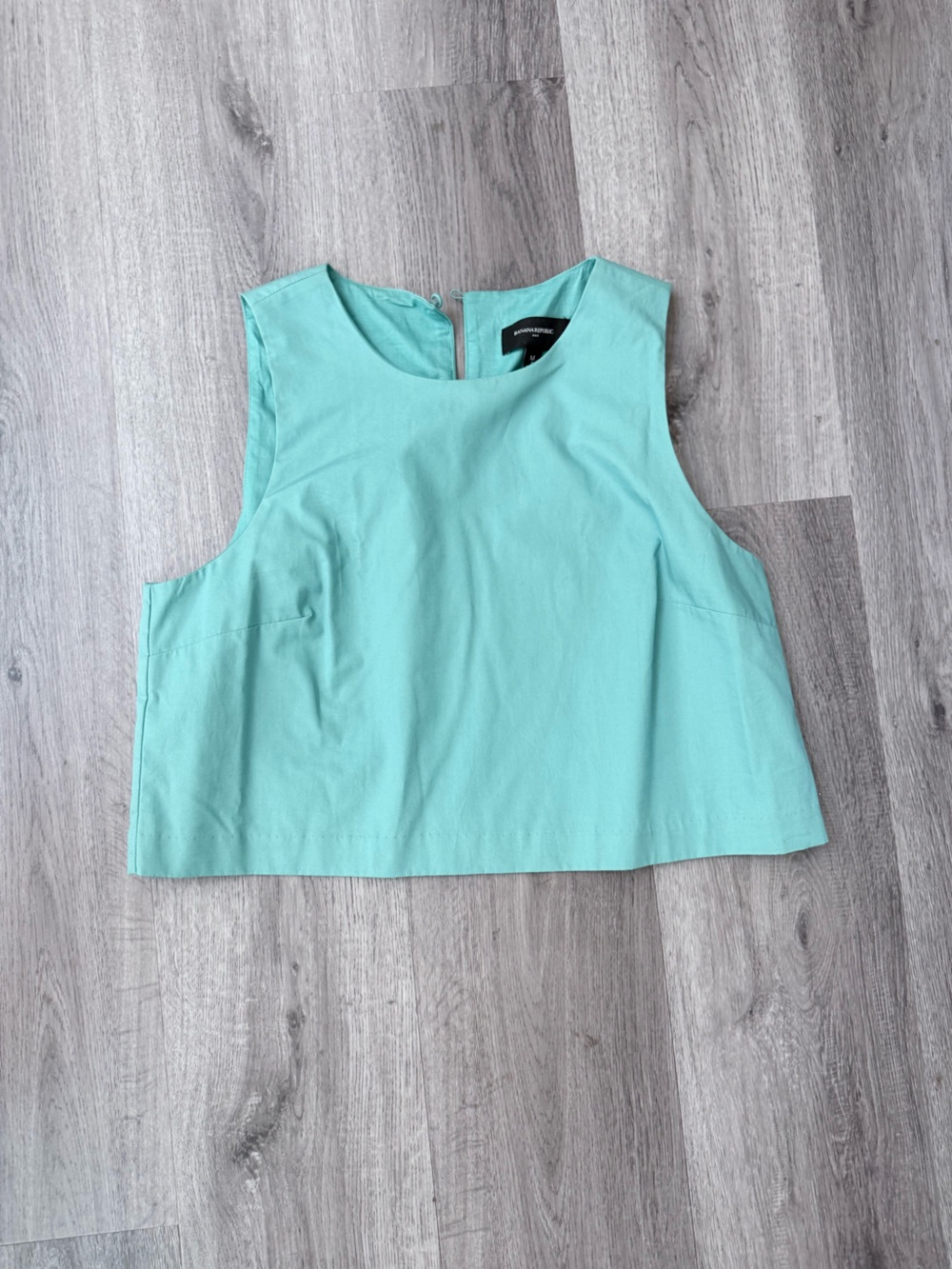 Banana Republic Aqua Sleeveless Top